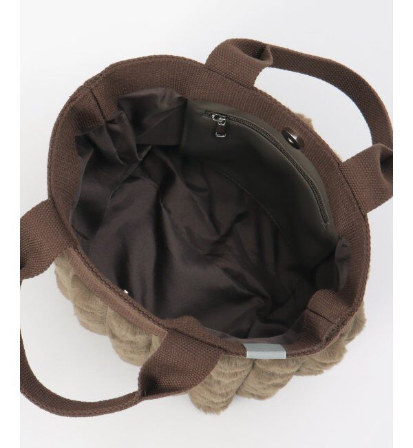 Lbc with Life「ブロックファーフラップ付きトートバッグ」|その他|