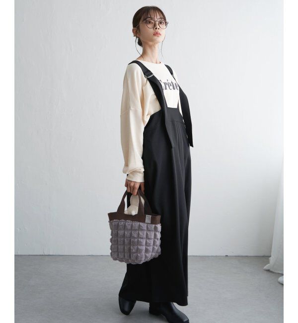 Lbc with Life「ブロックファーフラップ付きトートバッグ」|その他|