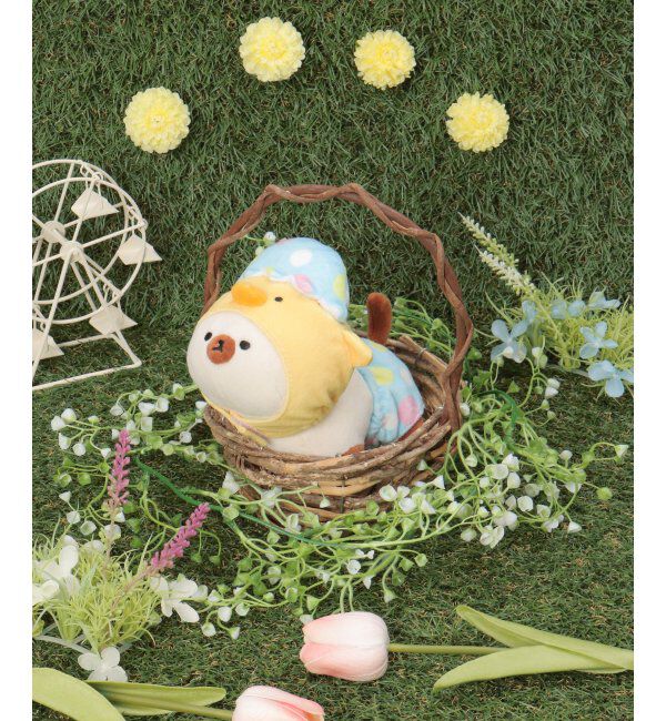 Lbc with Life「PLUFFY かぶりもの ヒヨコパンツセット」|クッション・クッションカバー|