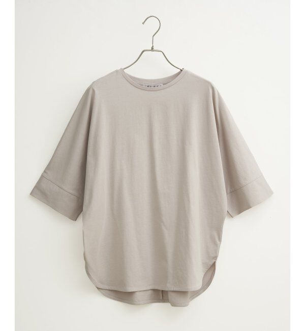 Lbc with Life「シルケット裾ラウンド袖切り替えTシャツ」|Tシャツ・カットソー|