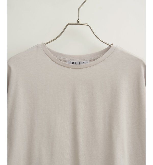 Lbc with Life「シルケット裾ラウンド袖切り替えTシャツ」|Tシャツ・カットソー|
