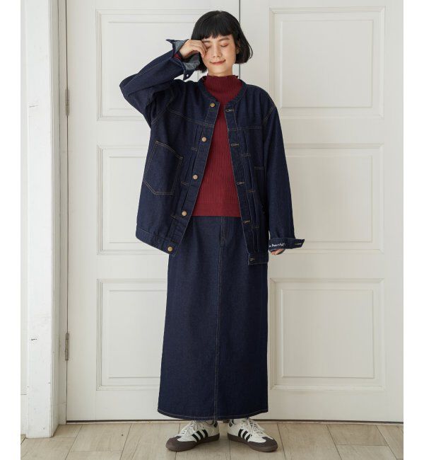 Lbc with Life「LBCステッチナロースカート」|スカート|