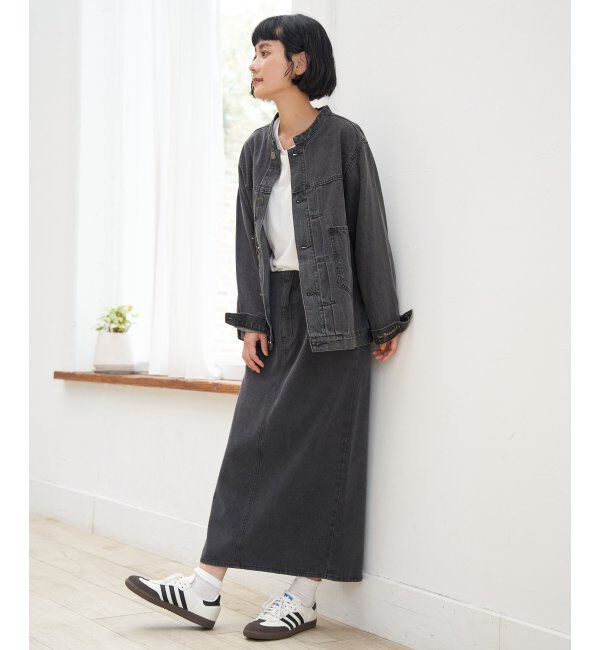 Lbc with Life「LBCステッチナロースカート」|スカート|