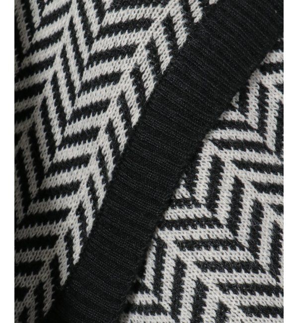 VENCE share style「ヘリンボーンジャガードカーディガン」|カーディガン|