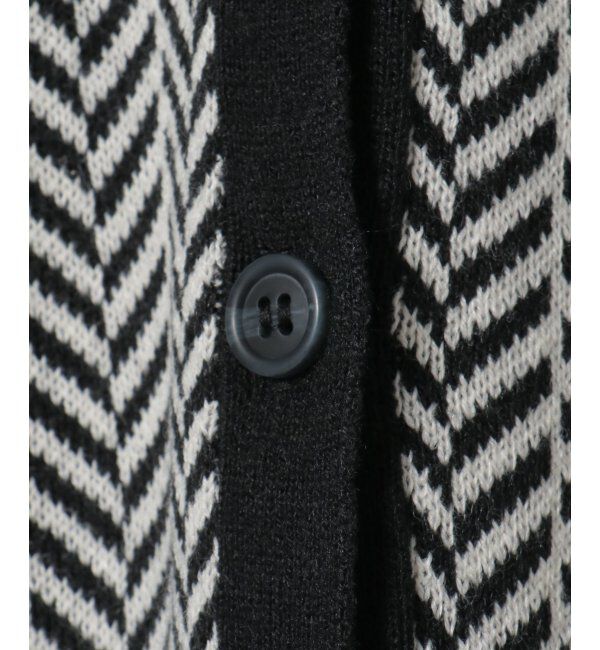VENCE share style「ヘリンボーンジャガードカーディガン」|カーディガン|
