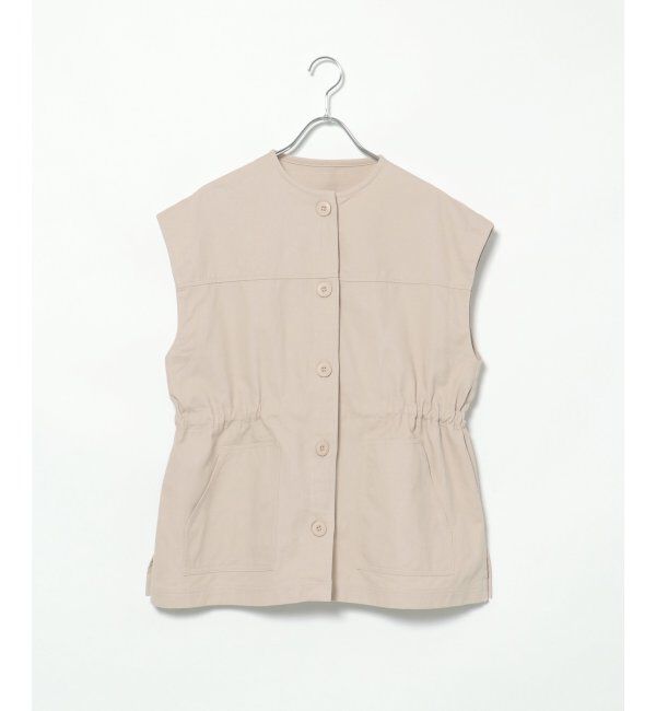 VENCE share style「ノーカラーマルチウェイジャケット」|ミリタリージャケット|