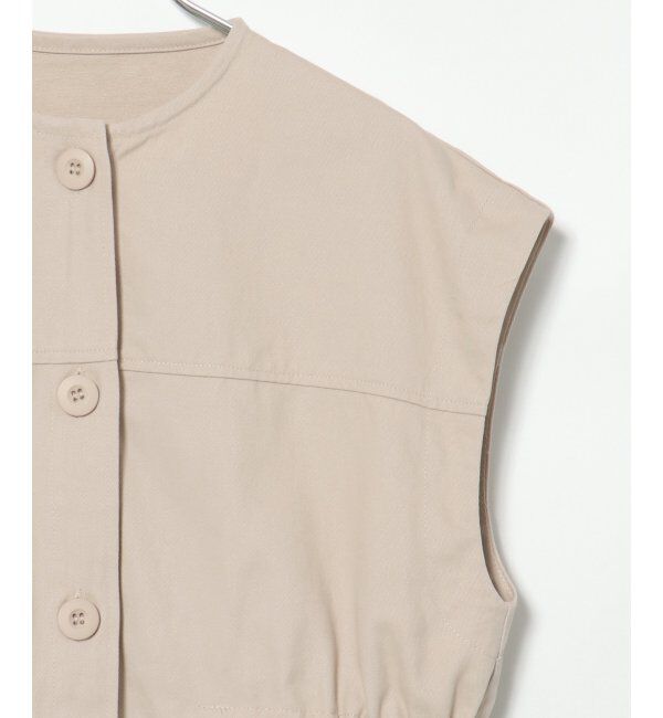 VENCE share style「ノーカラーマルチウェイジャケット」|ミリタリージャケット|