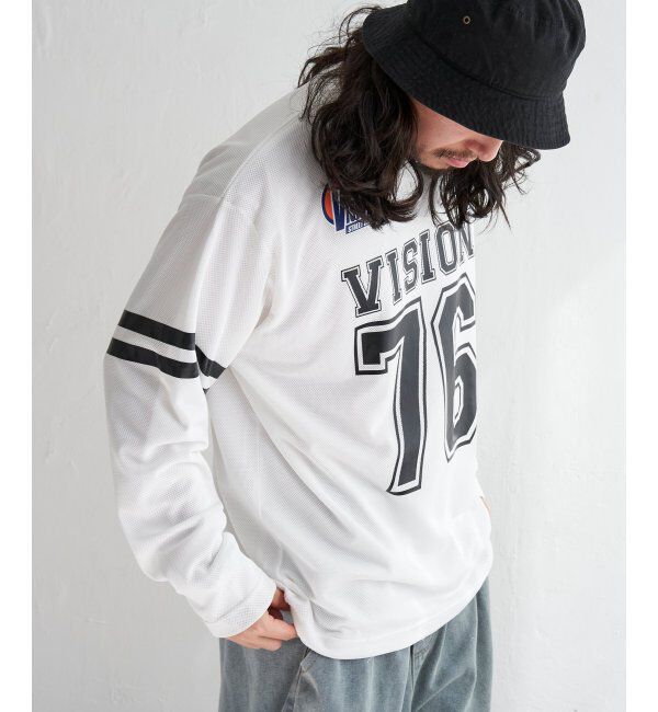 VENCE share style「【2点セット】VISION STREET WEAR ビジョンストリートウェア メッシュロンTアンサンブル」|Tシャツ・カットソー|