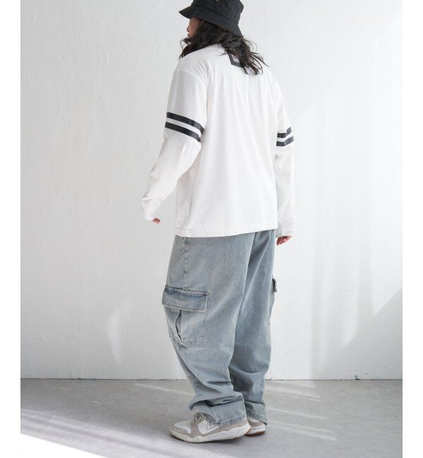 VENCE share style「【2点セット】VISION STREET WEAR ビジョンストリートウェア メッシュロンTアンサンブル」|Tシャツ・カットソー|