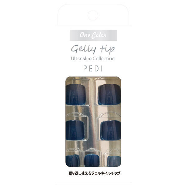  「Gelly Tip Gelly Tip ウルトラスリムペディ 004インディゴブルー (24tips)」|ネイルカラー|その他