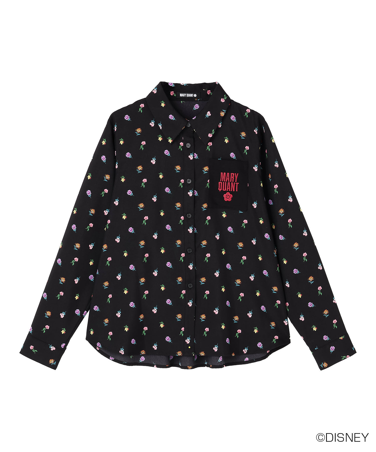 MARY QUANT「フラワーズオブワンダーランド ブラウス」|シャツ・ブラウス|ブラック