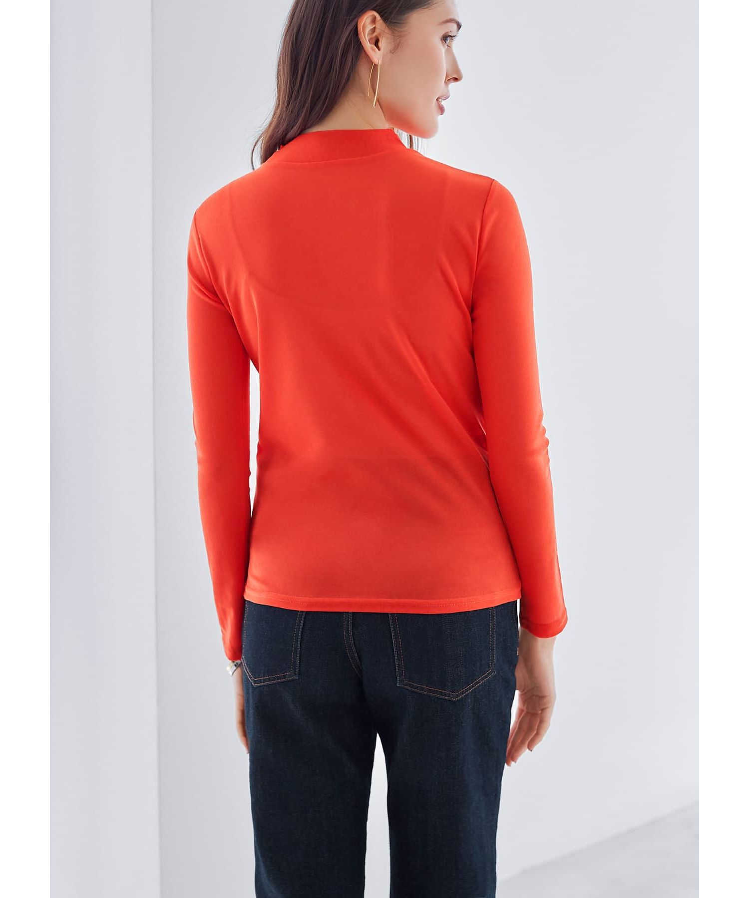 STYLE DELI「シアーインナーハイネックトップス」|Tシャツ・カットソー|