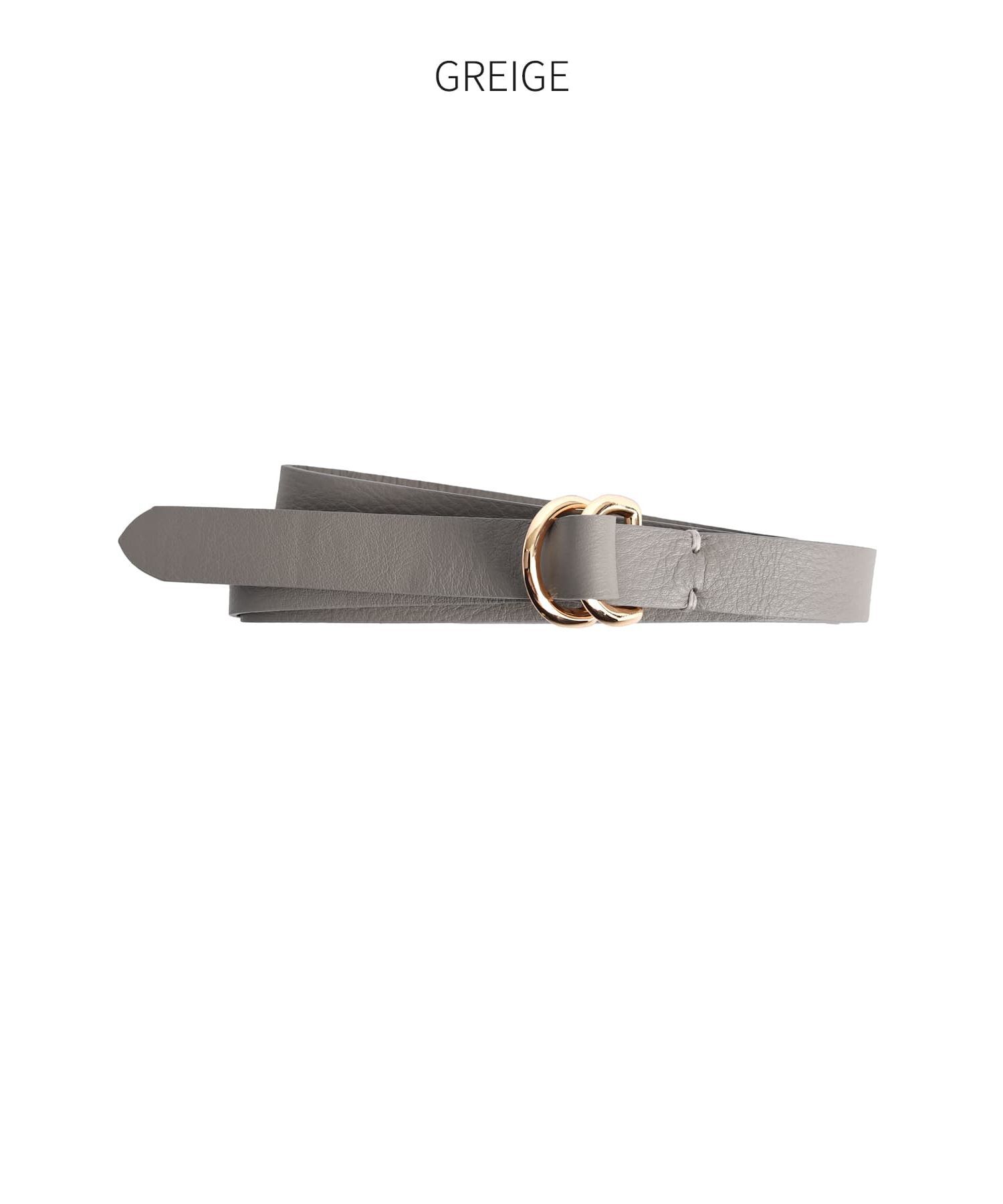 STYLE DELI「結ぶロングレザーベルト20mm／GD金具」|ベルト|