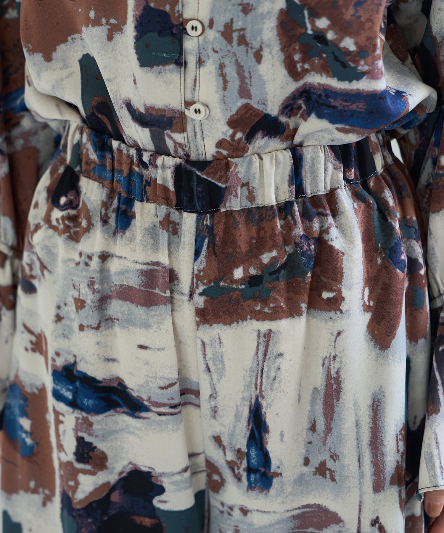 STYLE DELI「アート柄フレアワイドパンツ」|その他|