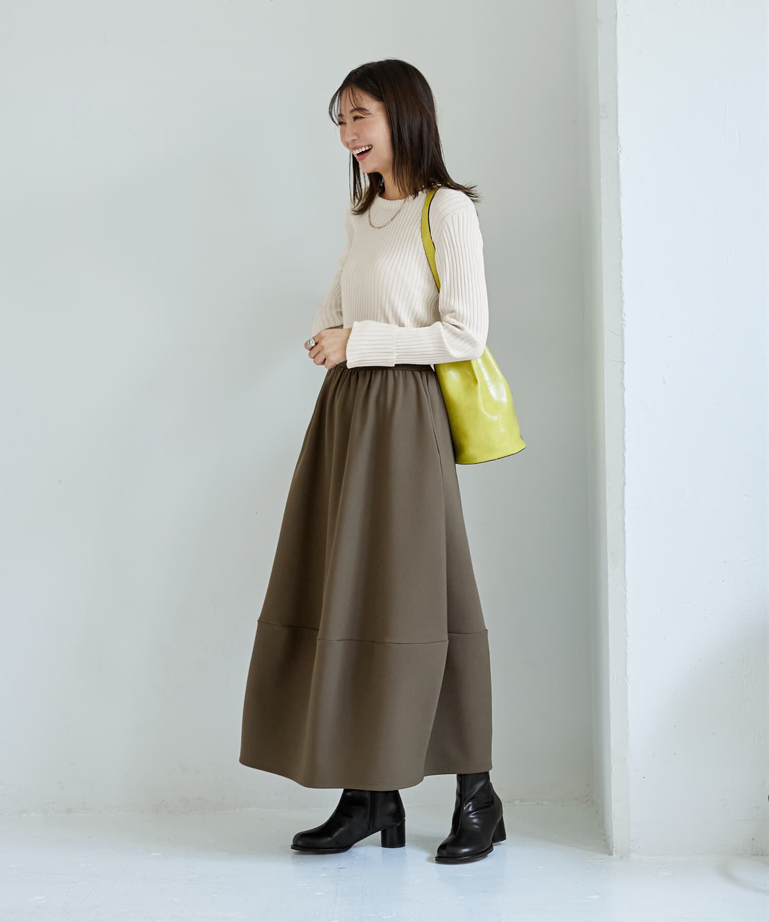 STYLE DELI「パンプキンジャージースカート」|スカート|