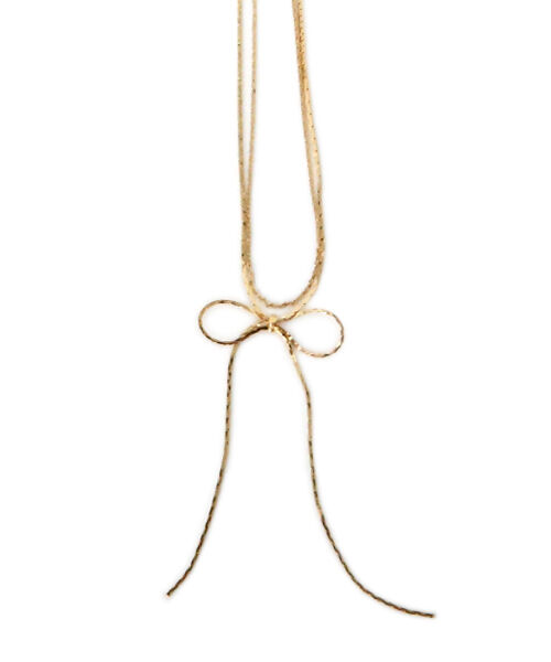 colleca la「2連リボンネックレス」|ネックレス|