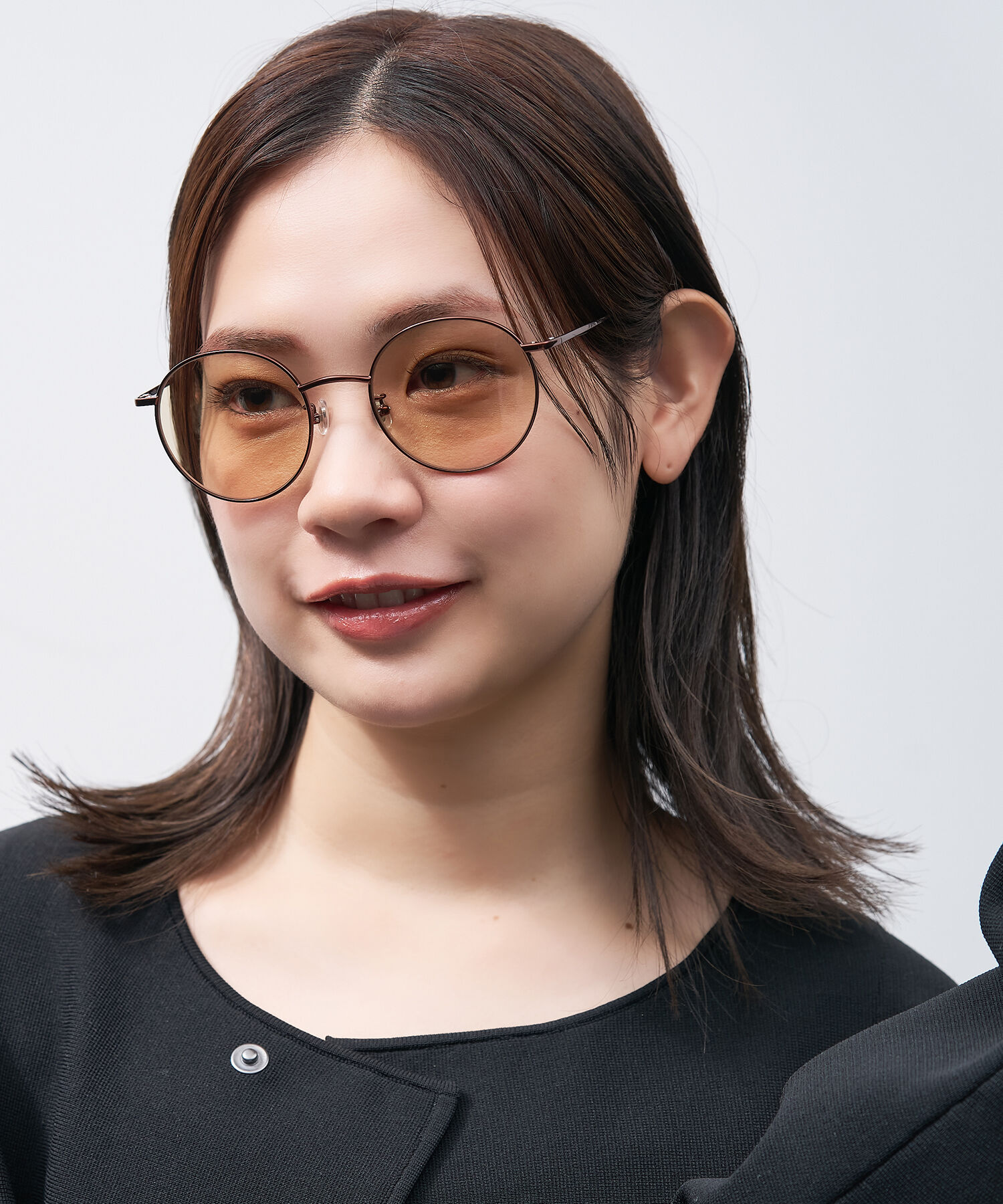  「ボストン型 丸型 サングラス ※一部カラーのみ色が変わる調光レンズ搭載 UVカット 紫外線対策｜SUNGLASSES 」|サングラス|ブラウン