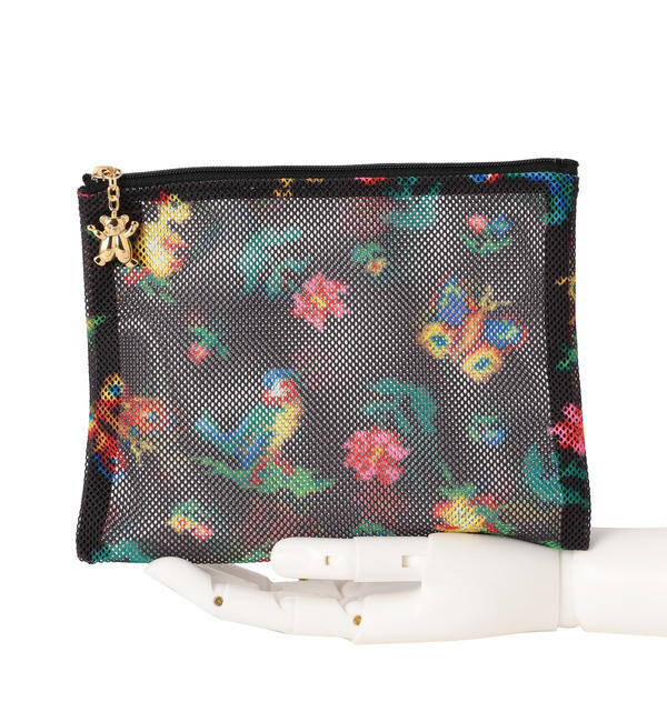 FEILER「ハイジ　メッシュ転写プリントポーチ　HEMP-171021」|ポーチ|