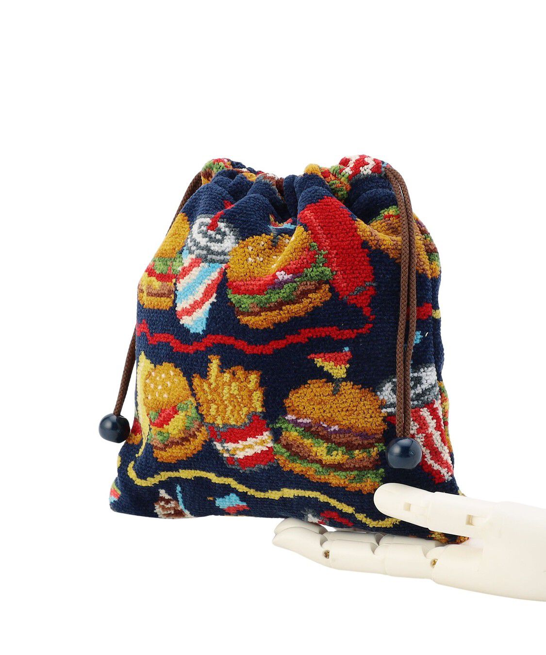 LOVERARY BY FEILER「バーガーショップ　巾着　L/BUR-257127」|ポーチ|