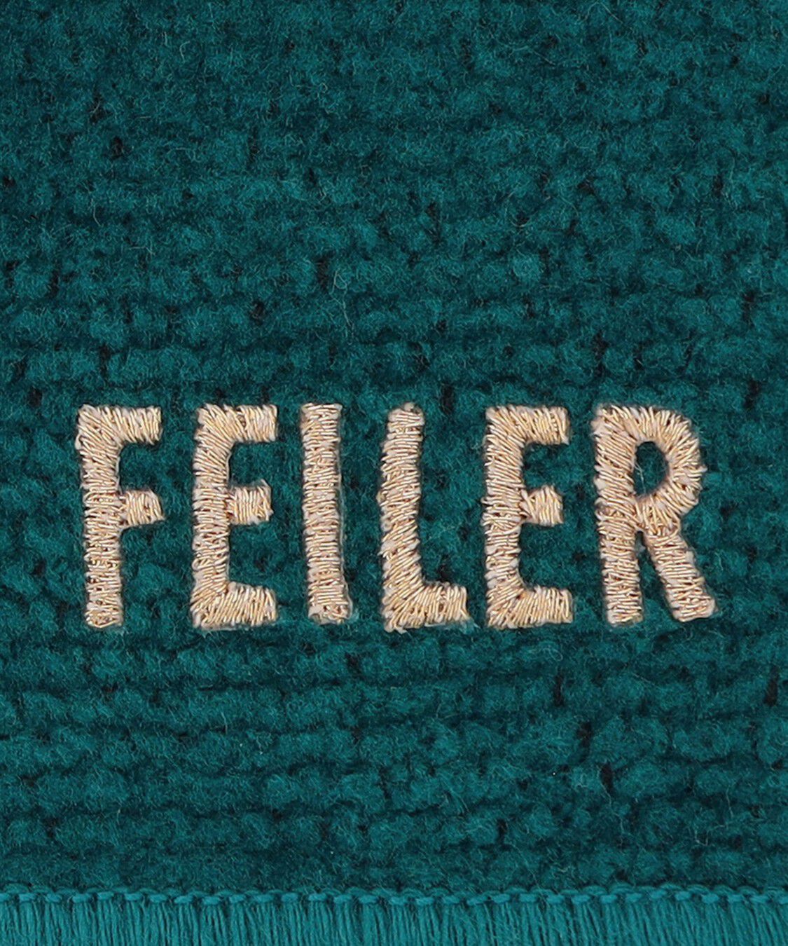 FEILER「ユニ　FEILERロゴ刺繍ハンカチ　UNI-257231」|ハンカチ|