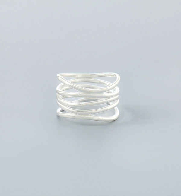 Phoebe「【SV925】スパイラルワイドリング」|リング|
