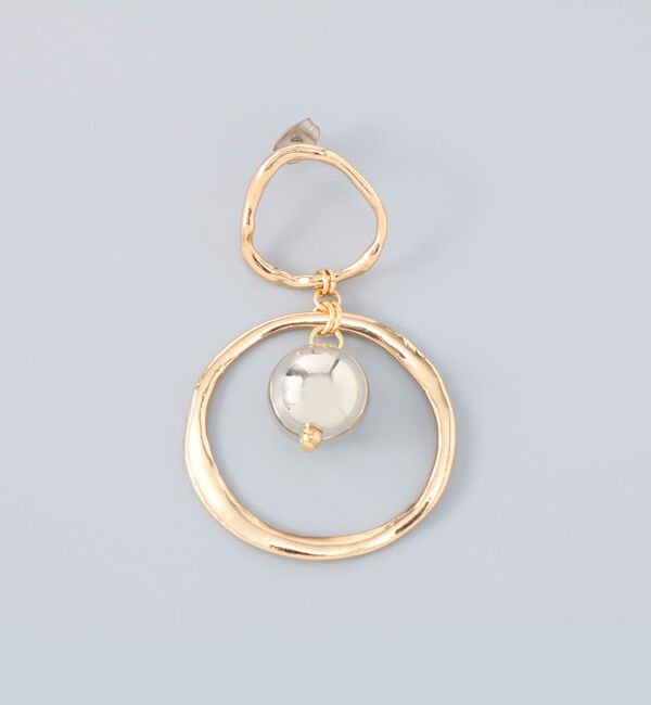 Phoebe+「【sfy】metallic hoop goldピアス」|ピアス|
