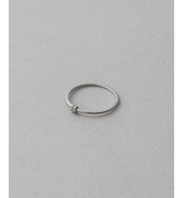 ete「[レイヤード] K10WG ダイヤモンド リング」|リング|