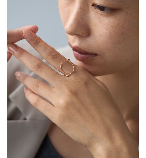 Jouete「[レイヤー] K10YG リング サークル」|リング|