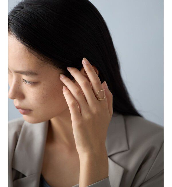 Jouete「[レイヤー] K10YG リング サークル」|リング|