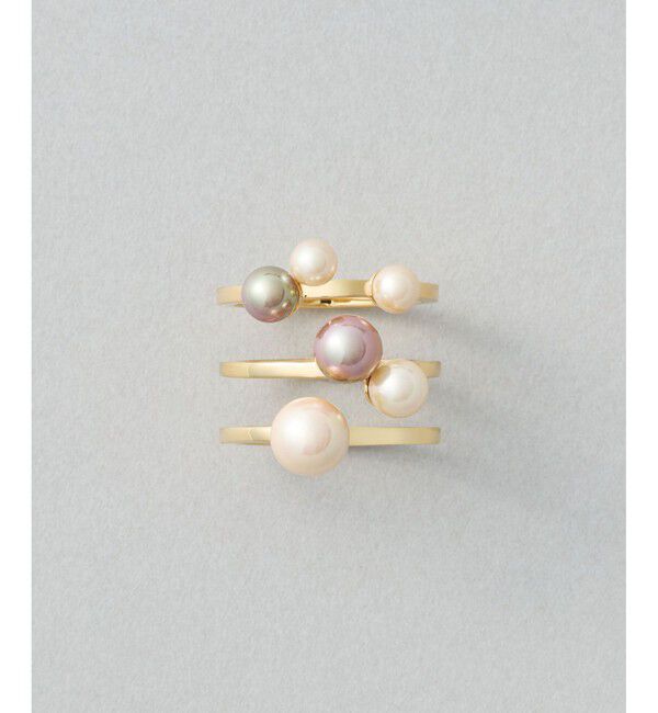 Jouete「セットリング カラーパール」|リング|イエローゴールド