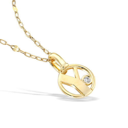 STAR JEWELRY「INITIAL STAR CHARM (Y)」|ネックレス|