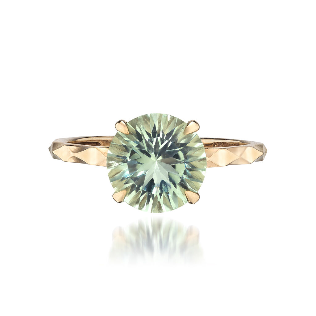 STAR JEWELRY「CONCAVE FLASH」|リング|イエローゴールド