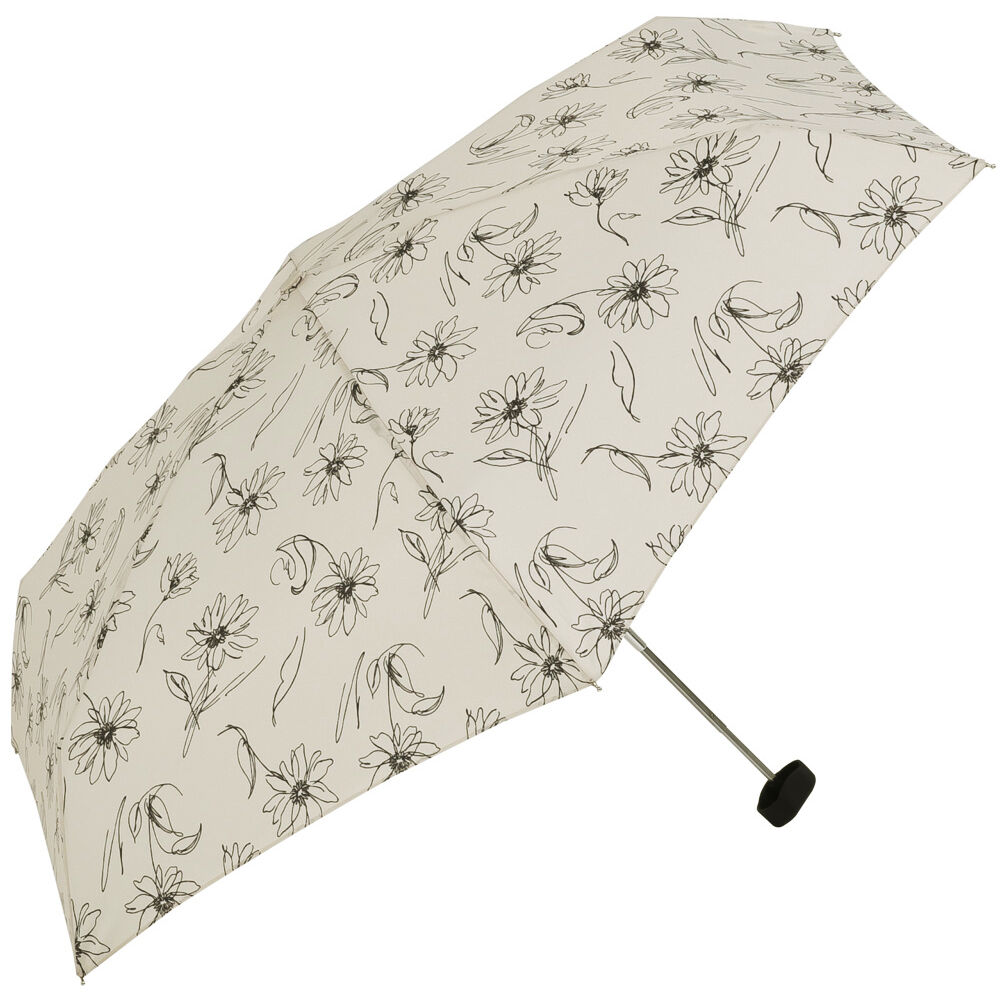 BACKYARD FAMILY「折りたたみ傘 レディース 通販 because 傘 軽量 ブランド 折り畳み傘 晴雨兼用 50cm」|傘|ホワイト1