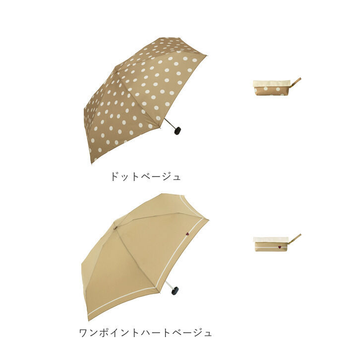 BACKYARD FAMILY「折りたたみ傘 レディース 通販 because 傘 軽量 ブランド 折り畳み傘 晴雨兼用 50cm」|傘|