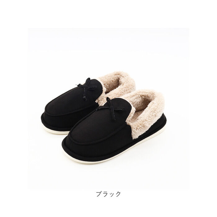 BACKYARD FAMILY「ルームシューズ かかと付き 通販 室内履き オフィス もこもこ あったか もっちり レディース」|ルームシューズ|