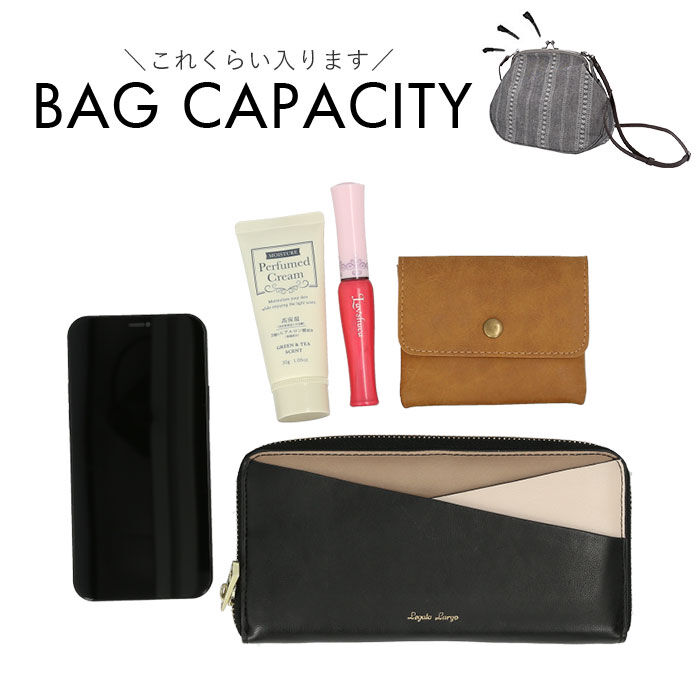 BACKYARD FAMILY「ショルダーバッグ がま口 通販 ２WAY 横型 ショルダー ポーチ ポシェット ミニショルダー」|ショルダー・メッセンジャー|