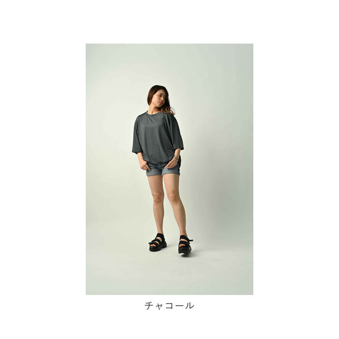 BACKYARD FAMILY「ラッシュガード 半袖 通販 レディース メンズ おしゃれ プルオーバー 無地 シンプル シャツ」|スポーツ|