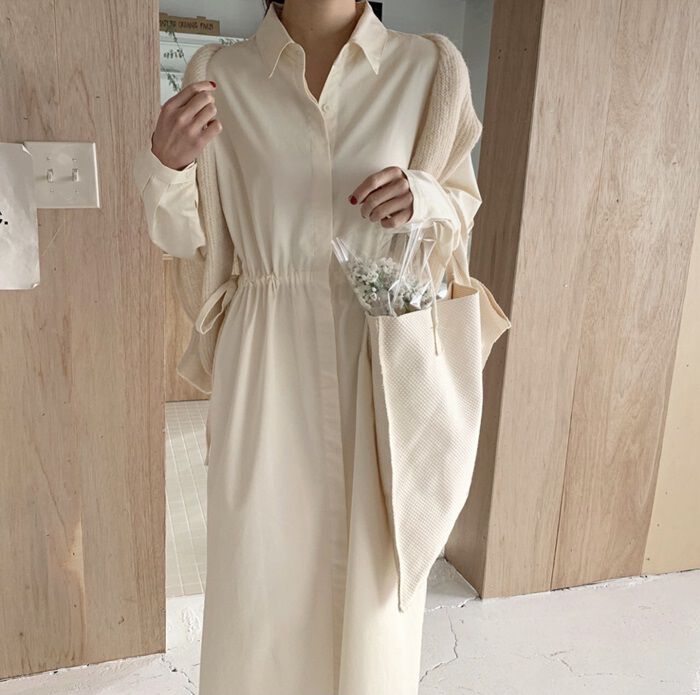 BACKYARD FAMILY「シャツワンピース 長袖 ロング 通販 シャツワンピ ロングシャツワンピース ワンピース レディース」|ワンピース|