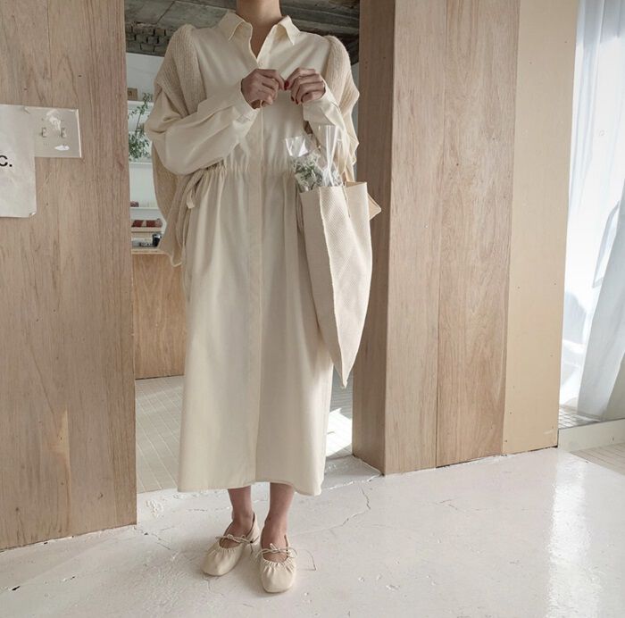 BACKYARD FAMILY「シャツワンピース 長袖 ロング 通販 シャツワンピ ロングシャツワンピース ワンピース レディース」|ワンピース|