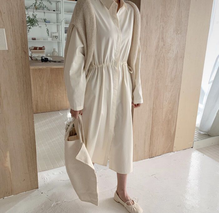 BACKYARD FAMILY「シャツワンピース 長袖 ロング 通販 シャツワンピ ロングシャツワンピース ワンピース レディース」|ワンピース|