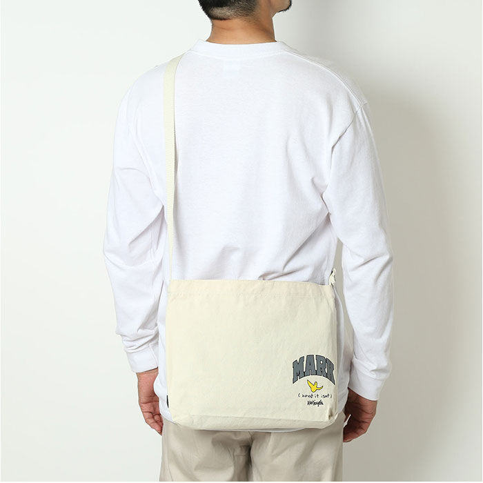 BACKYARD FAMILY「ショルダーバッグ レディース 布 通販 what it isnt キャンバス コットン マーク」|ショルダー・メッセンジャー|