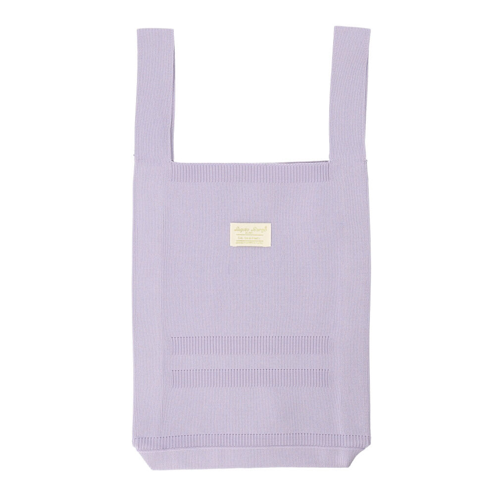 Legato Largo「レガートラルゴ トートバッグ LJ-A0002 通販 Legato Largo ニットバッグ」|トートバッグ|パープル1