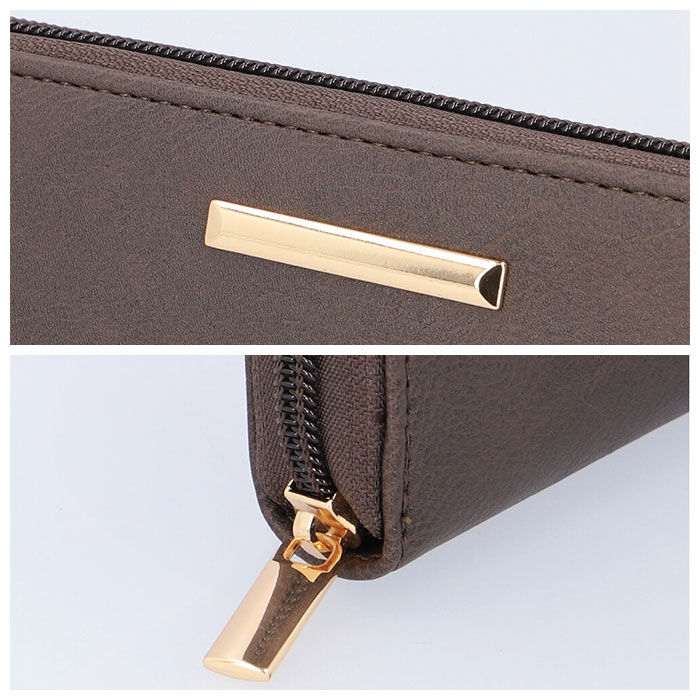 BACKYARD FAMILY「長財布 財布 通販 開閉がしやすい 小銭 レシート 分離 細プレート がばっと レディース」|財布|