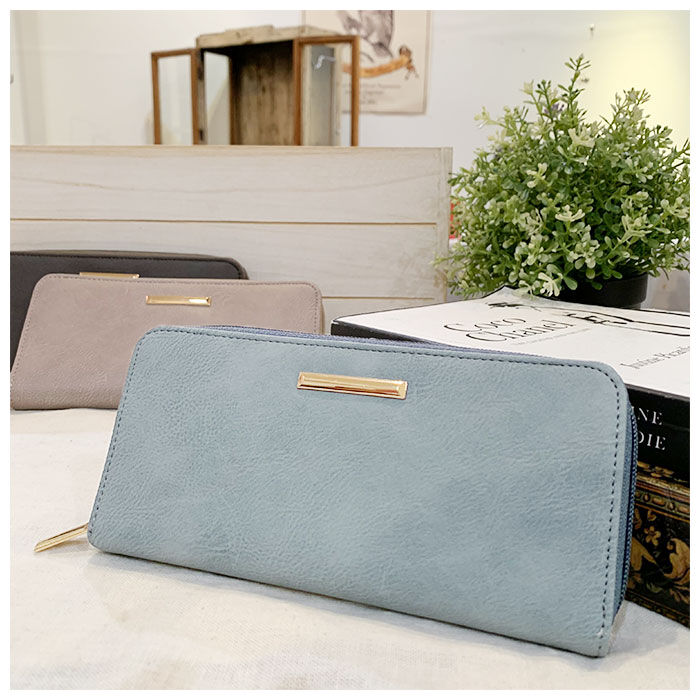 BACKYARD FAMILY「長財布 財布 通販 開閉がしやすい 小銭 レシート 分離 細プレート がばっと レディース」|財布|