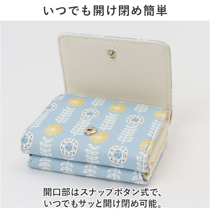 BACKYARD FAMILY「三つ折り財布 がま口 通販 がま口財布 レディース 折財布 がまぐち財布 財布 サイフ さいふ」|財布|