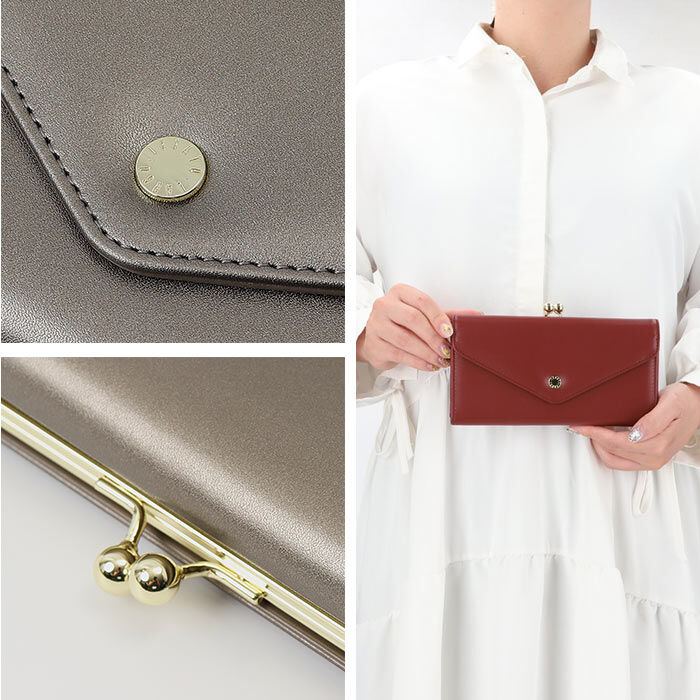 Legato Largo「Legato Largo 財布 LJ-F3353 通販 レガートラルゴ 長財布 がま口財布」|財布|