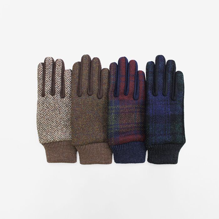 BACKYARD FAMILY「ハリスツイード 手袋 レディース 通販 クロダ KURODA OB70206L7 グローブ」|手袋|