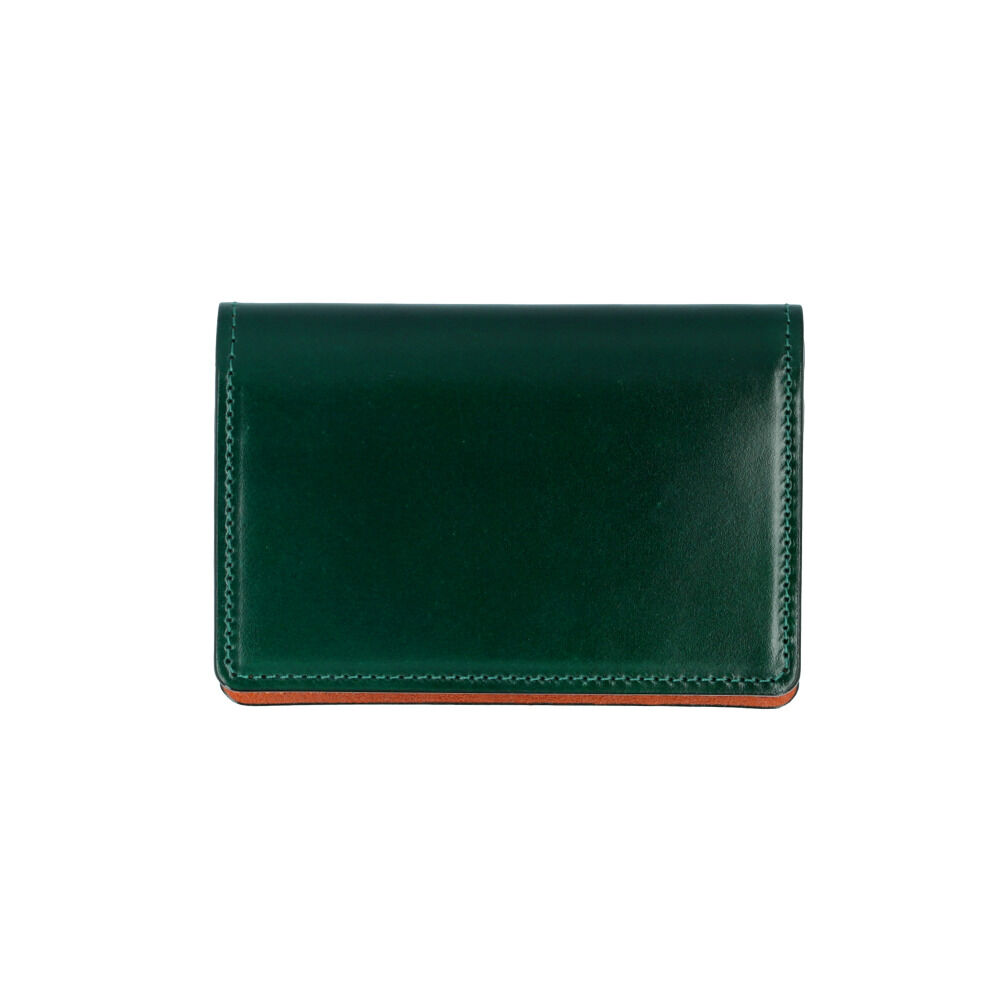 BACKYARD FAMILY「名刺入れ メンズ コードバン 通販 日本製 カードケース 本革 名刺ケース 革 砂村 コード バン」|名刺入れ・カードケース|グリーン1