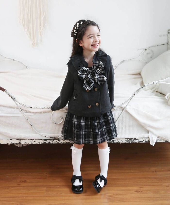 BACKYARD FAMILY「キッズ スーツ 入学式 女の子 通販 セットアップ 10002287 フォーマルスーツ 上下セット」|その他|