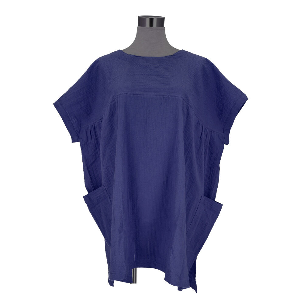 BACKYARD FAMILY「FABORI ファボリ かっぽう着 半袖 通販 割烹着 割ぽう着 半袖割烹着 エプロン」|その他|ブルー2